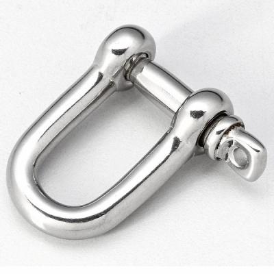 China Heavy Industry 316 Stainless Steel JIS Dee Shackle Type Anchor Shackle For Chains Wire Rope Lifting Outdoor Camping for sale