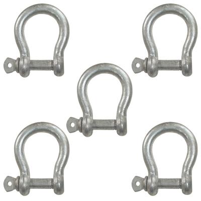 China Heavy Industry USA MADE 5/16Galvanized Steel Marine Boat Screw Pin Anchor Bow Shackle for sale