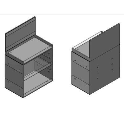 China Product Display Customized Acrylic Cigarette Showcase Display Cabinet Rack With Doors Show Racks for sale