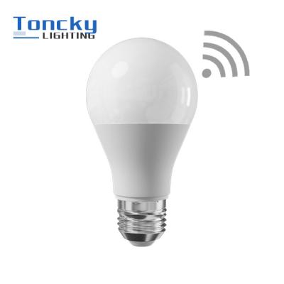 China Hotel E27 B22 microwave radar motion smart lamp bulb, garden light, led bulb for sale