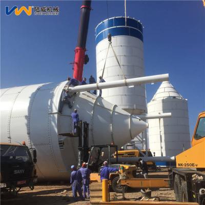 China Cement plant and factory cement silo concrete batching structure, Luwei cement silo details for sale