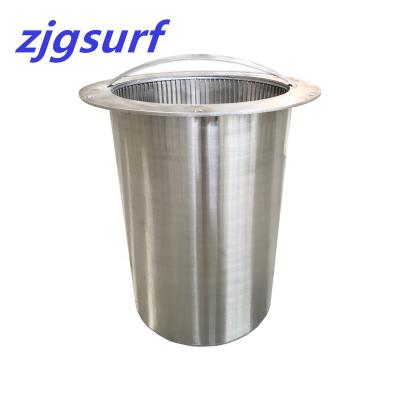 China Filtration Industry 40 Kinds 100 Micron Johnson Stainless Steel Screen Filter Wedge Wire Screen for sale