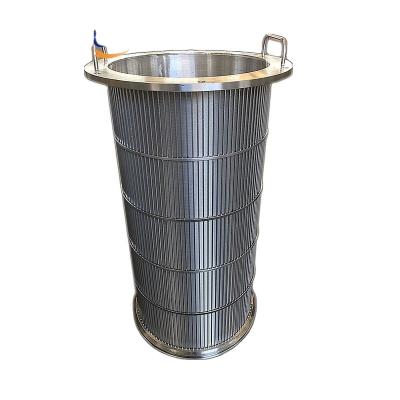 China Johnson Mesh Stainless Steel Hydraulic Screen Micro Filter Wedge Wire Screen for sale