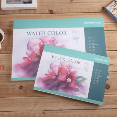 China 100% Wood Pulp Potentate Artist Painting Drawing Watercolor Paper Pad Hot Press for sale