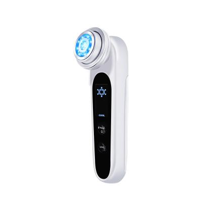 China Shrinking Hot Selling LED RF Cool Cool Skin Care EMS Pore Tightening IPL Rejuvenation Sonic Vibration Facial Beauty Device for sale