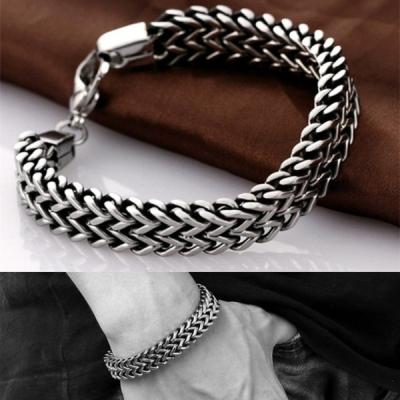 China TRENDY Mens Jewelry Mens Armband Bracelet Stainless Steel Ball Chain Fashion Stainless Steel Ball Chain for sale