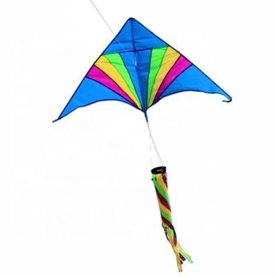 China Nylon Diamond Pattern Easy Assembling Delta Kite for sale