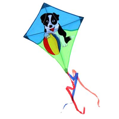 China Outdoor Game Factory Price Toy Dog Diamond Kite For Kids for sale