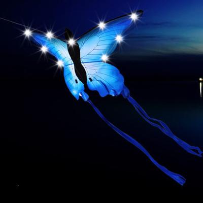 China Toy New LED Night Butterfly Kite With Wire for sale