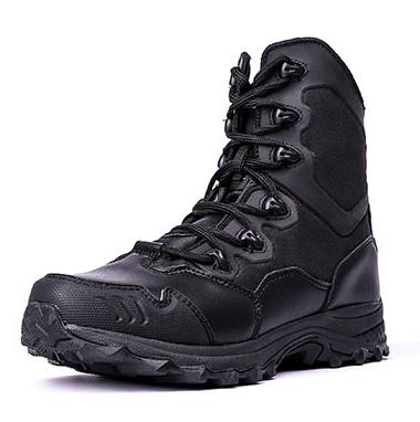 China High Quality Genuine Leather Men's Round Tactical Combat Army Boots Professional Outdoor Men Drop Out Boots for sale