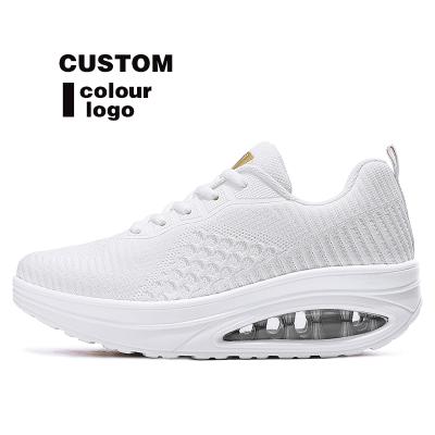 China CUSHIONING 2021 New Ladies Sports Shoes Lace Up Women Dancing Shoes Lightweight Comfortable Breathable Walking Sneakers for sale