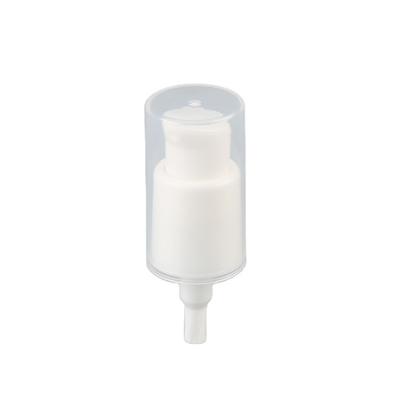 China 18/410 2022 new 18/410 white plastic bottle promotion cream pump cosmetic pump head with cap for sale