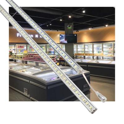 China 300-1500MM Customized PC DC 12V/24V Aluminum Alloy LED Strip Lights For Fridge Cooler for sale