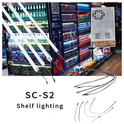 China PC 12/24V DC 6500k Shelf Display Supermarket Led Light Magnetic Shelf Light for sale