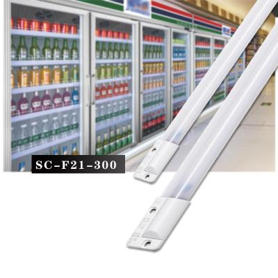 China PC Led Tube Light Ip65 Freezer Light Waterproof Supermarket Display Fridge Lighting for sale