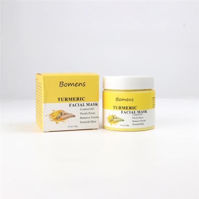 China 100% Moisturizer Organic Turmeric Clay Mask With Brightening Repair Anti Aging For Skin Care Face Mask for sale