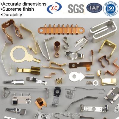 China Zinc / Alunimum / Copper Alloy China Stamped Copper Electrical Contact for sale