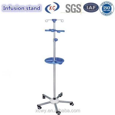 China Commercial Grade Furniture Track Hospital Infusion Upright Infusion Rack for sale