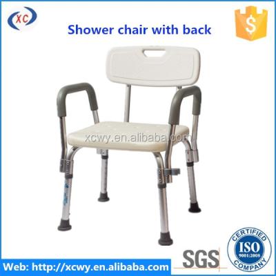 China Heavy Duty Aluminum Alloy Bath Seat Elder Shower Chair for sale