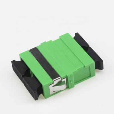 China FTTH FTTB FTTX network ftth accessories duplex fiber optic coupler SC APC flangeless fiber optic adapter for sale