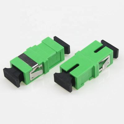 China FTTH FTTB FTTX Network Equipment Simplex Fiber Optic Adapter SC APC flangeless adapter for sale