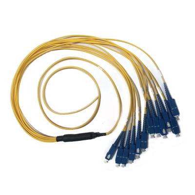 China Hot Selling Customized FTTH FTTB FTTX Network OM3/OM4 MPO MTP Patch Cord Trunk Customized Fiber Optic Cable for sale