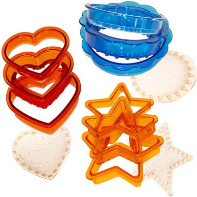 China Fisherman Affordable Viable Sandwich Cutter Maker Kit for Kids Lunch Box and Bento Box, DIY Pocket Bread Heart Star Cutter for sale