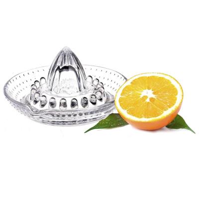 China Viable Citrus Orange Lemon Squeezer, Manual Manual Squeezer, With Glass And Handle, Pour Spout, Heavy Glass To Prevent Breakage for sale