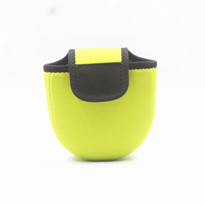 China Dropshipping Waterproof Insulated Fishing Rod Pulley Bag Shockproof Support Neoprene Fishing Line Pouch Bag Fishing Reel Cover Case for sale