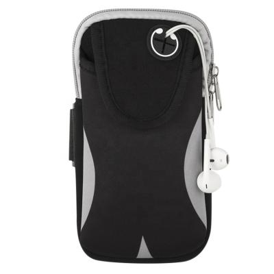 China High Quality Waterproof Shockproof Support Dropshipping Neoprene Mobile Phone Sports Arm Bag For Sports Running for sale