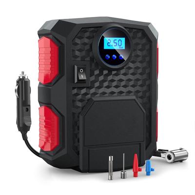 China Portable Electric Car DC 12V 100W Tire Inflator Digital Electric Car Wheel Compressor Air Compressor for sale