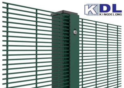 China Kletterndes 358 Sicherheits-Mesh Panels Pvc Coated Greenanti Maschendraht 2.7m 3.0m zu verkaufen