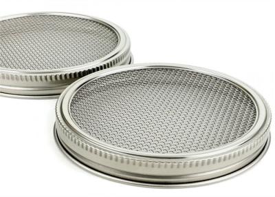 China Pantalla redonda del metal de 304SS Mason Jar Sprouting Lids With no que aherrumbra en venta