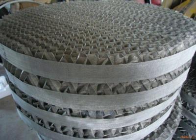 China AISI304 Plain Weave Wire Mesh Structured Packing for sale