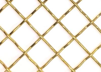 China Diamond Holes Brass Woven Wire-Maschen-Stoff zu verkaufen