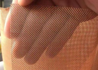 China Shielding Effectiveness Copper Woven Wire Mesh Screen 200hz-5000hz 99.99% Pure for sale