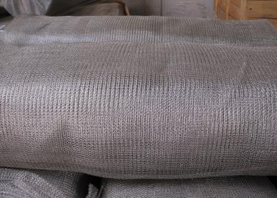 China Fine 30mm Width Stainless Steel Knitted Wire Mesh Tube High Strength for sale