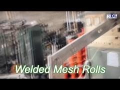 rust resistant galvanized surface welded wire fencing rolls 1.5mm diameter