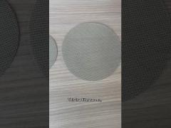 High Tensile Spring Steel Woven Wire Mesh Screen For 30° 180° Hook Type And Long Slot