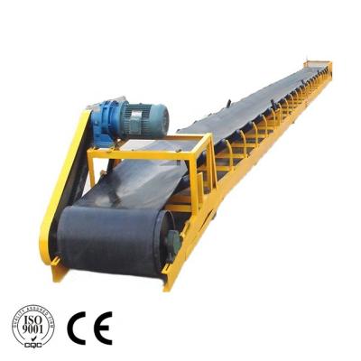 China Heat Resistant Loading Unloading Steel Rope Belt Conveyor for sale