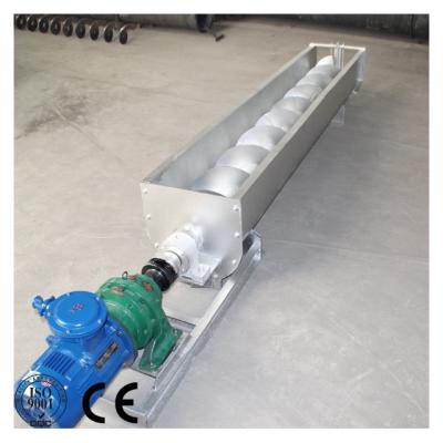 China Heat Resistant Flexible Auger Conveyor Without Central Shaft for sale