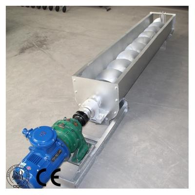 China Custom Screw Conveyor Manufacturing Heat Resistant Screw Conveyor For Animal Feed for sale