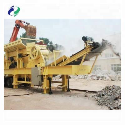 China High Efficiency Low Cost Used Mobile Small Jaw Stone Crusher For Limestone Dolomite for sale