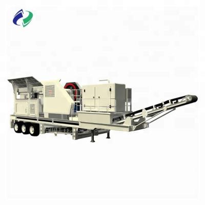 China High Efficiency Low Cost Mobile Crushing Plant For Stone Crushing Quarry for sale