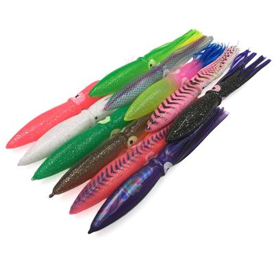 China Saltwater Sea Fishing Lure Quality Assurance Trolling Octopus Edges Fishing Marlin Trolling Squid Lure for sale