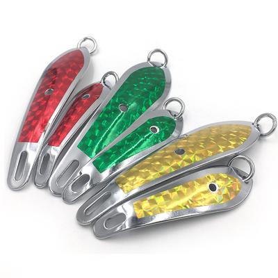 China Trolling Lure 83mm, OEM Boat Factory Hot Sale 10g Metal Spoon Saltwater Sea Fishing Trolling Lure for Boat Saltwater Fishing Trolling Lure Wed for sale