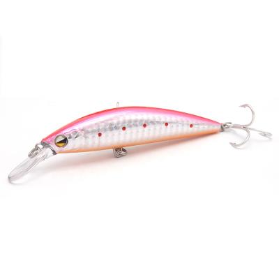 China 2021 Good Quality Minnow Lure 90mm Saltwater 25g Wake Crystal Lure 90mm Fishing Trolling Lures for sale