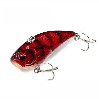 China Hard Lure Vibration Fishing Lure Vib OEM Artificial 3D Fish Eye Fishing Lure 6cm Factory 16g For Fishing Vib Lure for sale