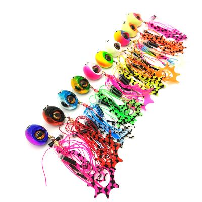 China OEM High Quality Metal Bait Lure 60g, 80g, 100g, 120g, Tai Rubber Jig Luminous Glow Sea Kabura Sinking Fishing Lure 150g Japan Slow Twitch Baits for sale