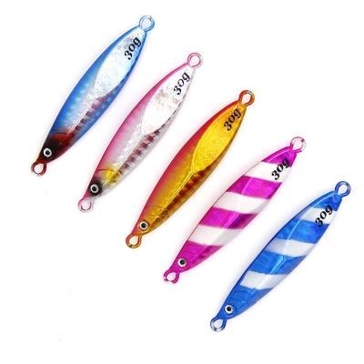 China Metal Lure Bait SHINLON 30g 40g OEM High Quality Metal Hard Baits Fish Lure Sea Fishing Artificial Groundbaits Ice Bait Baits for sale